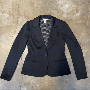 White House Black Market Classic Black Blazer - Size 2